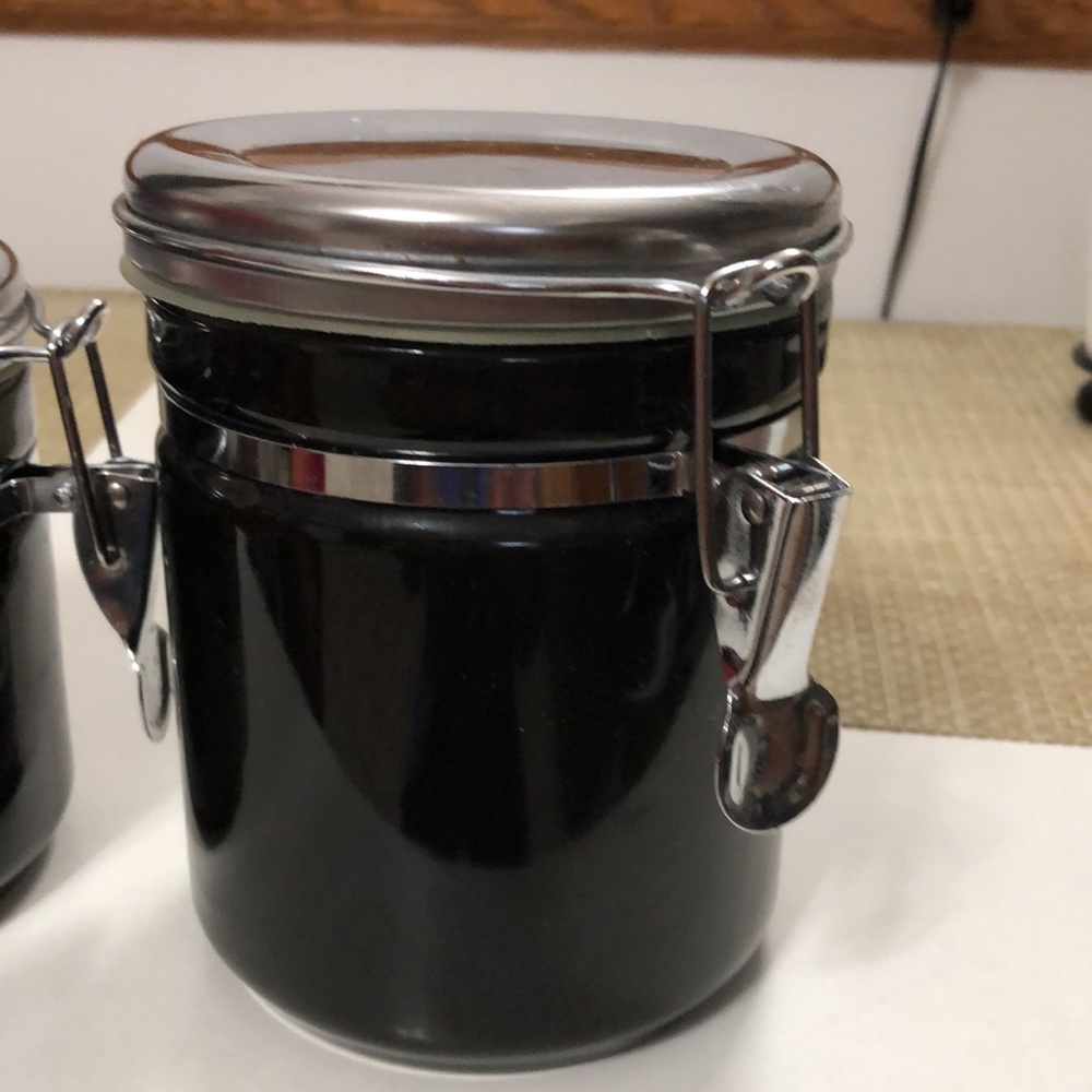VTG Set of 2 Home Collection Anchor Hocking Canisters - Picture 2 of 9